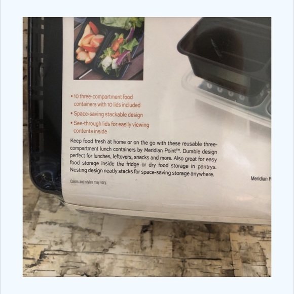 10 meal prep lunch containers with 3-compartment - Picture 5 of 5